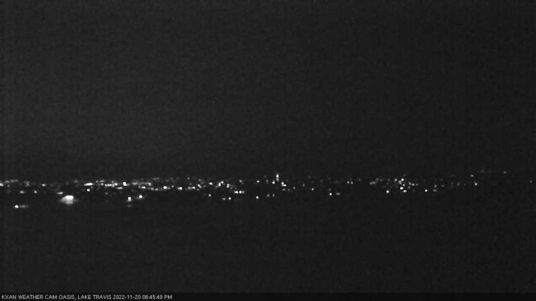 Lake Travis webcam, November 20, 2022 6:45 PM CT