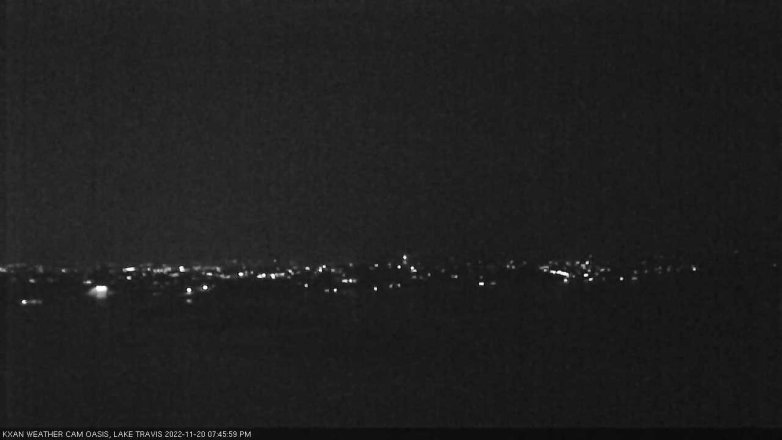Lake Travis webcam, November 20, 2022 7:45 PM CT