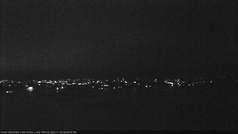 Lake Travis webcam, November 20, 2022 8:45 PM CT