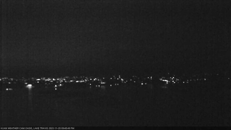 Lake Travis webcam, November 20, 2022 9:45 PM CT