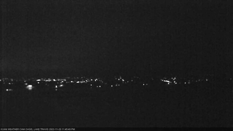 Lake Travis webcam, November 20, 2022 11:45 PM CT
