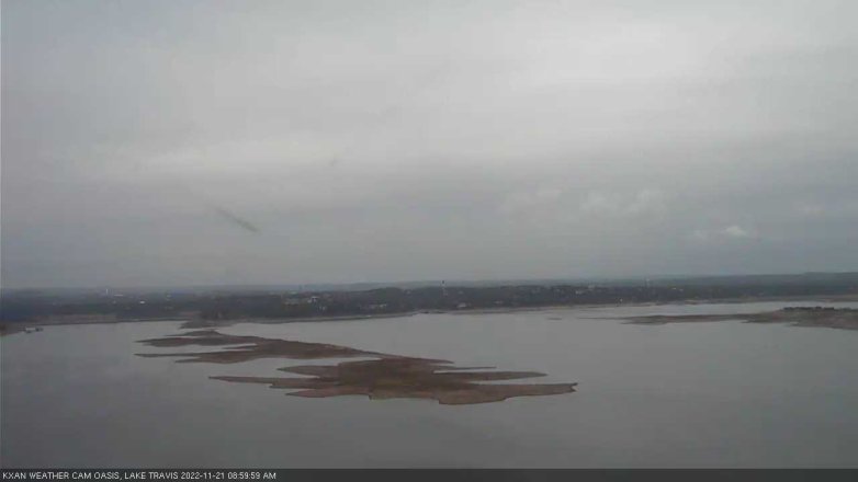 Lake Travis webcam, November 21, 2022 9:00 AM CT