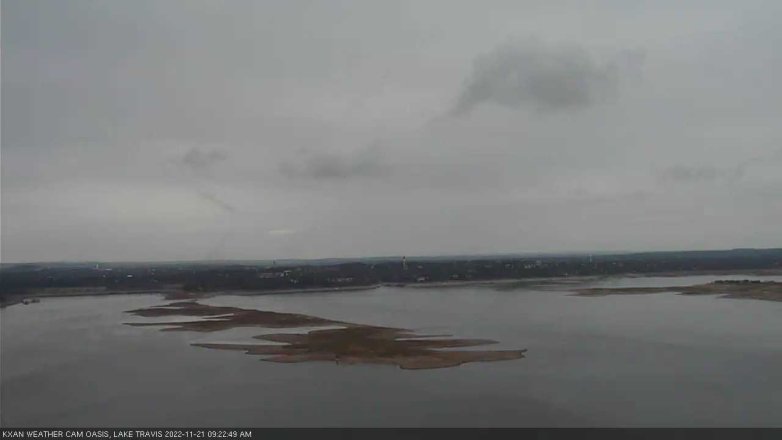 Lake Travis webcam, November 21, 2022 9:25 AM CT