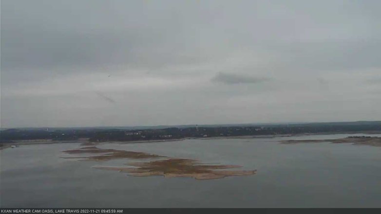 Lake Travis webcam, November 21, 2022 9:45 AM CT