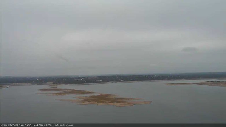 Lake Travis webcam, November 21, 2022 10:25 AM CT