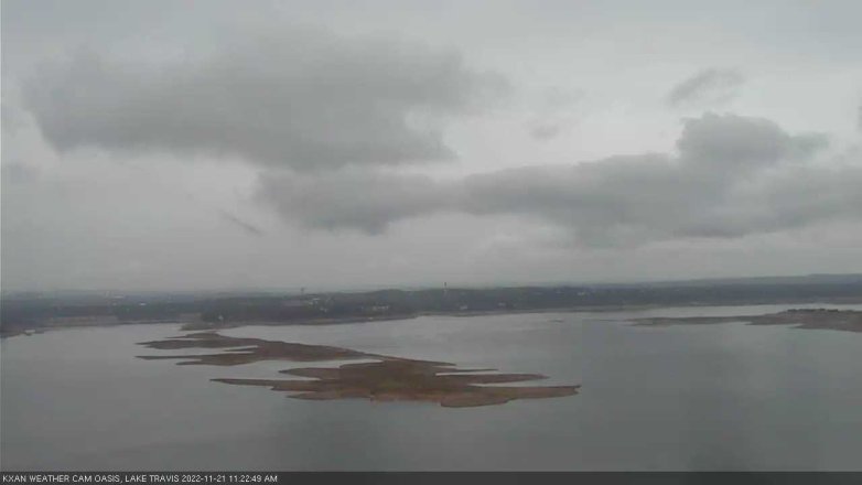 Lake Travis webcam, November 21, 2022 11:25 AM CT