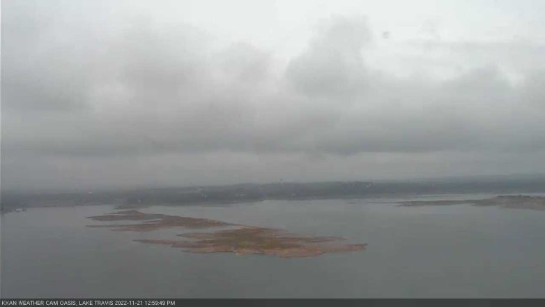 Lake Travis webcam, November 21, 2022 1:00 PM CT