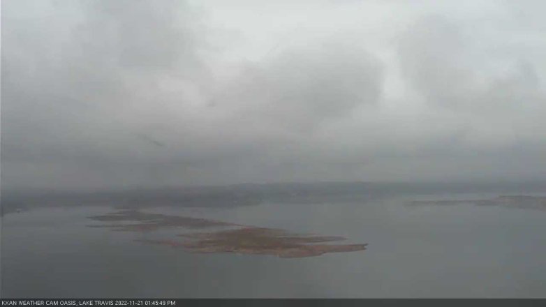 Lake Travis webcam, November 21, 2022 1:45 PM CT