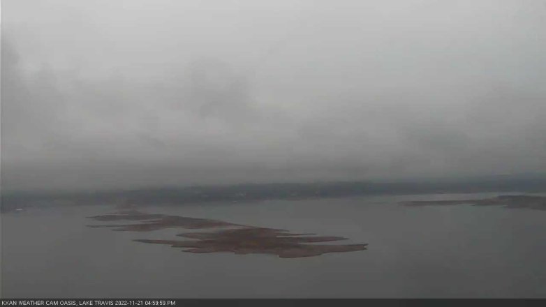 Lake Travis webcam, November 21, 2022 5:00 PM CT