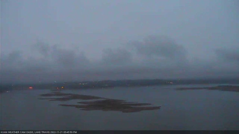 Lake Travis webcam, November 21, 2022 5:45 PM CT