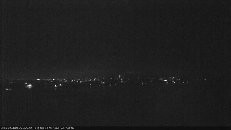 Lake Travis webcam, November 21, 2022 6:25 PM CT