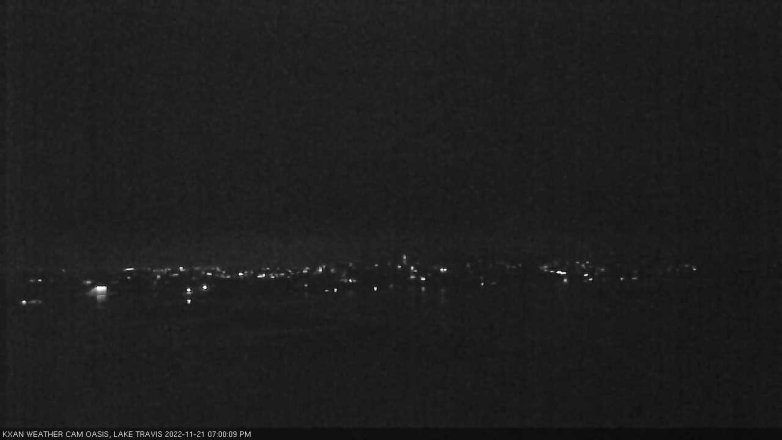 Lake Travis webcam, November 21, 2022 7:00 PM CT