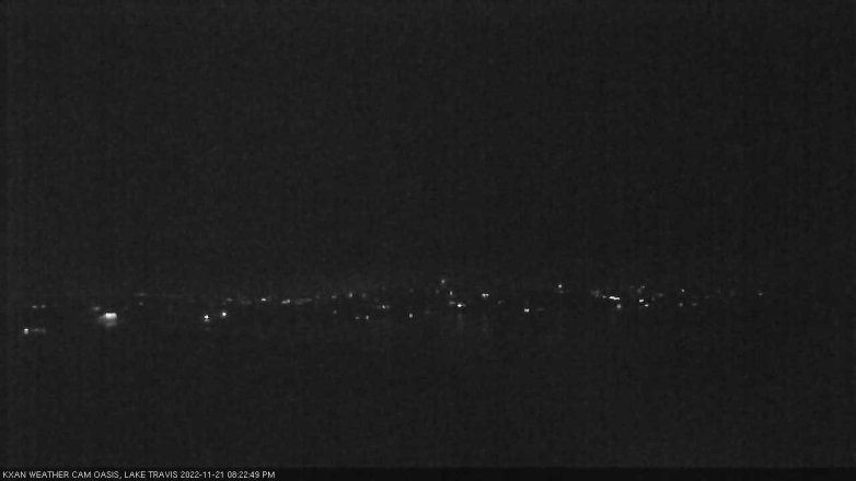 Lake Travis webcam, November 21, 2022 8:25 PM CT