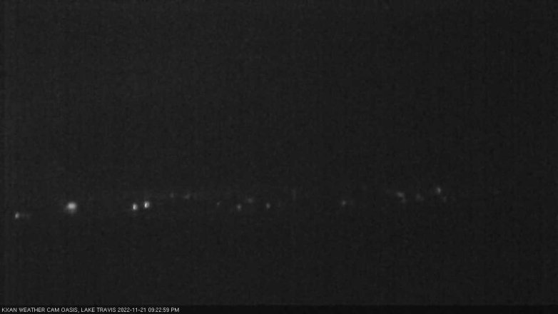 Lake Travis webcam, November 21, 2022 9:25 PM CT