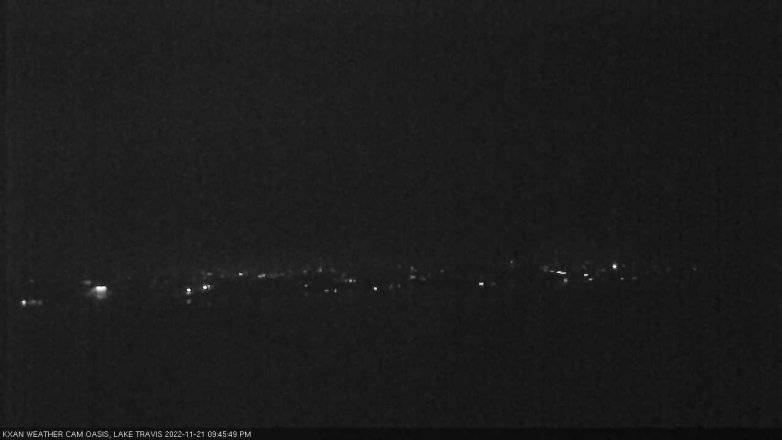 Lake Travis webcam, November 21, 2022 9:45 PM CT
