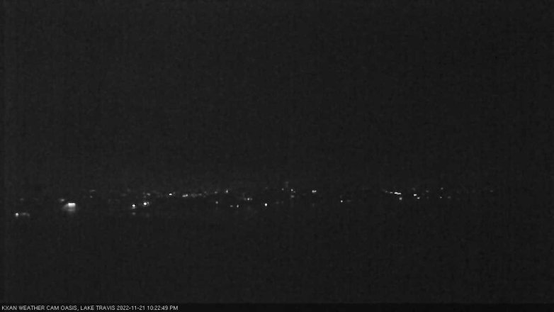 Lake Travis webcam, November 21, 2022 10:25 PM CT