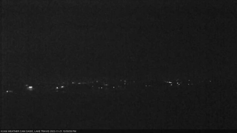 Lake Travis webcam, November 21, 2022 11:00 PM CT