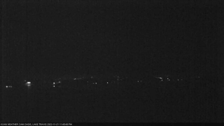 Lake Travis webcam, November 21, 2022 11:45 PM CT