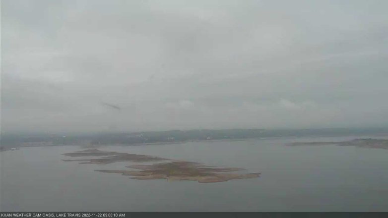 Lake Travis webcam, November 22, 2022 9:00 AM CT
