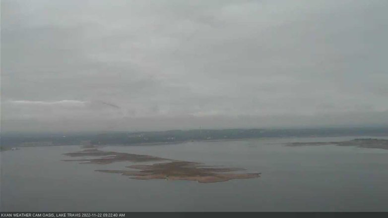 Lake Travis webcam, November 22, 2022 9:25 AM CT