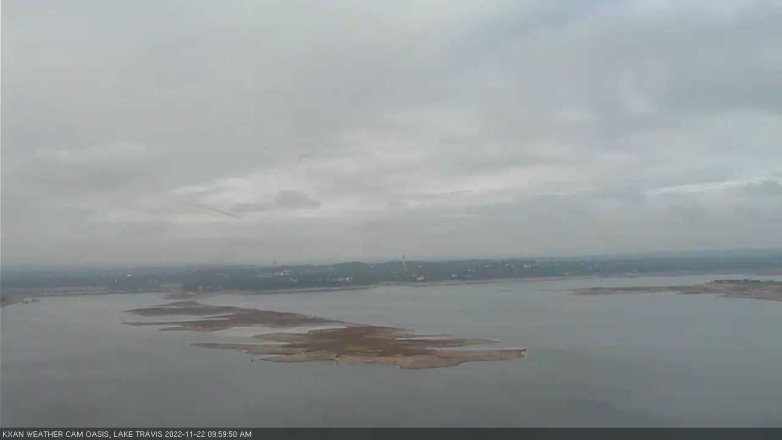 Lake Travis webcam, November 22, 2022 10:00 AM CT
