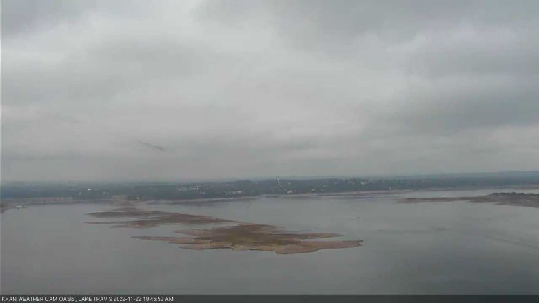 Lake Travis webcam, November 22, 2022 10:45 AM CT