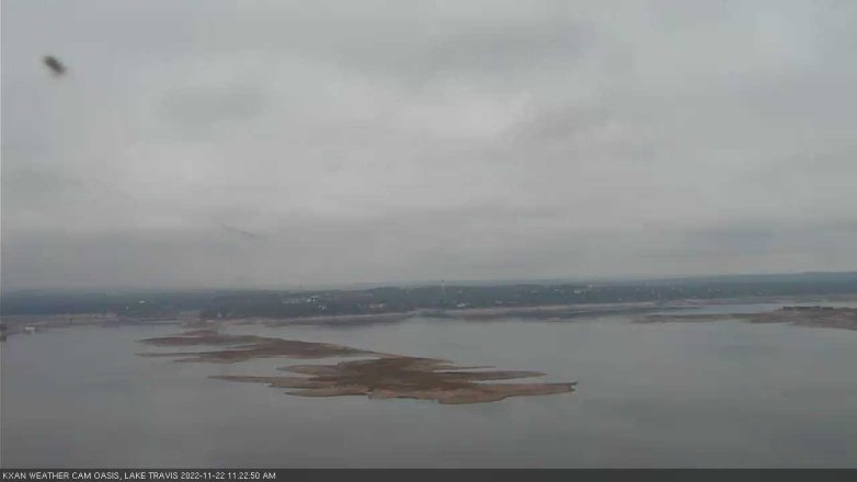 Lake Travis webcam, November 22, 2022 11:25 AM CT