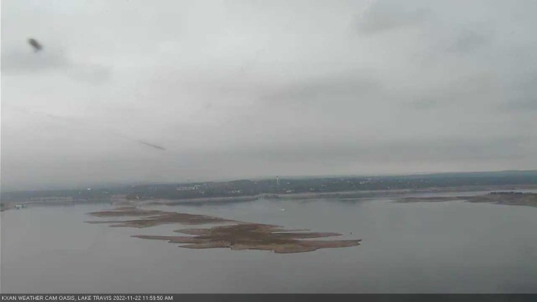 Lake Travis webcam, November 22, 2022 12:00 PM CT