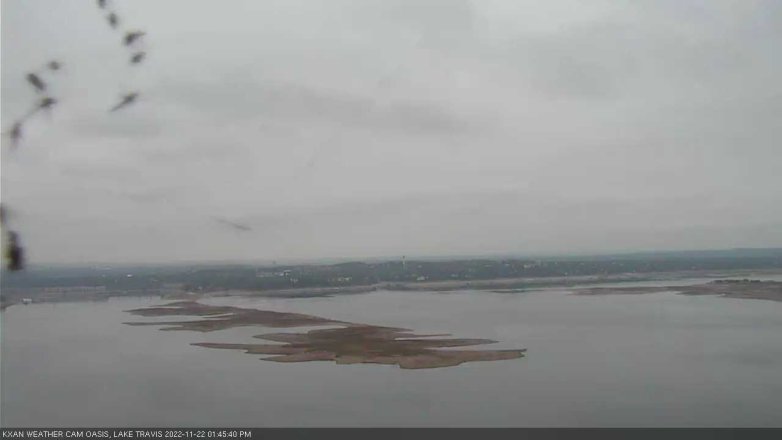 Lake Travis webcam, November 22, 2022 1:45 PM CT