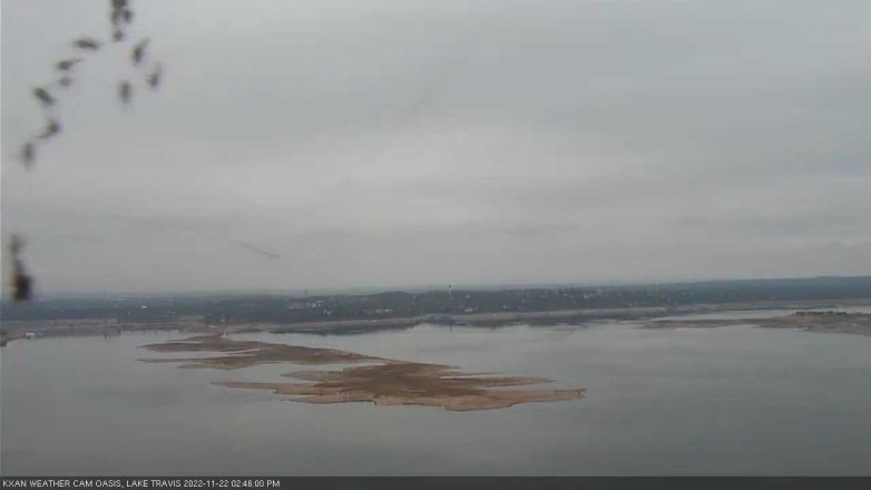 Lake Travis webcam, November 22, 2022 2:45 PM CT