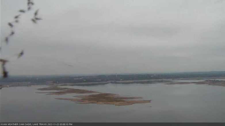 Lake Travis webcam, November 22, 2022 3:00 PM CT