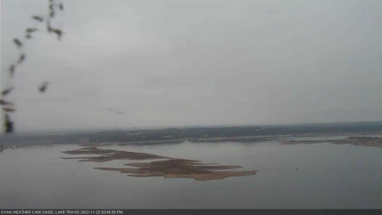 Lake Travis webcam, November 22, 2022 3:45 PM CT