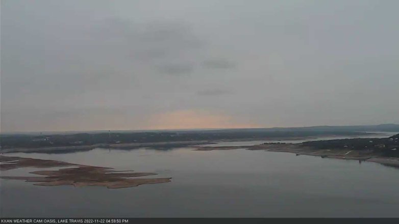 Lake Travis webcam, November 22, 2022 5:00 PM CT