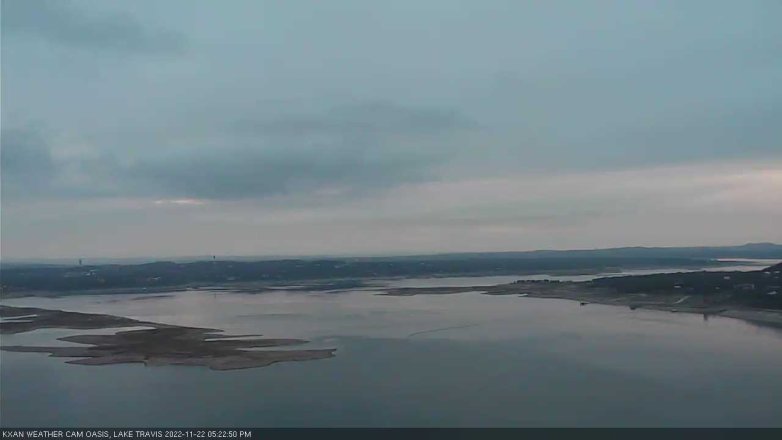 Lake Travis webcam, November 22, 2022 5:25 PM CT