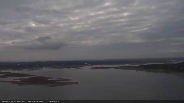 Lake Travis webcam, November 22, 2022 5:45 PM CT