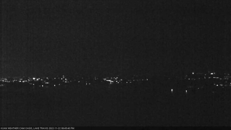 Lake Travis webcam, November 22, 2022 6:45 PM CT