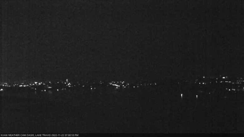 Lake Travis webcam, November 22, 2022 7:00 PM CT