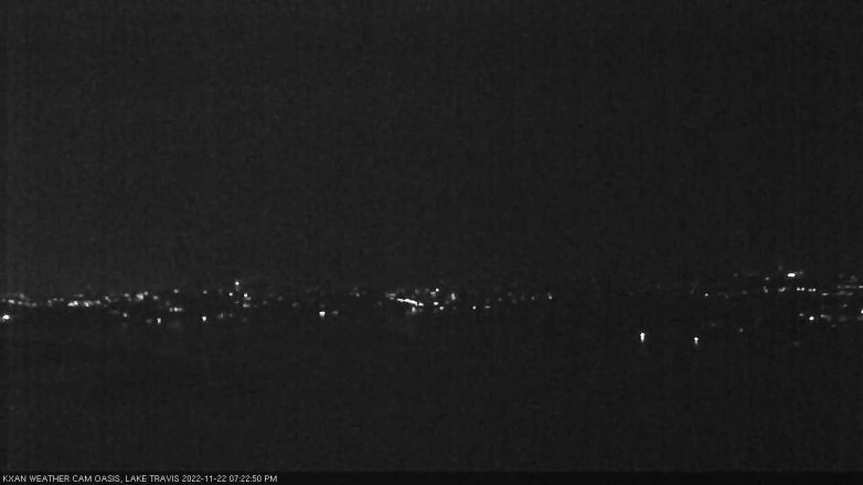 Lake Travis webcam, November 22, 2022 7:25 PM CT