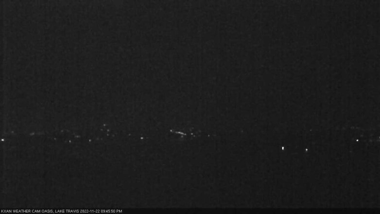Lake Travis webcam, November 22, 2022 9:45 PM CT