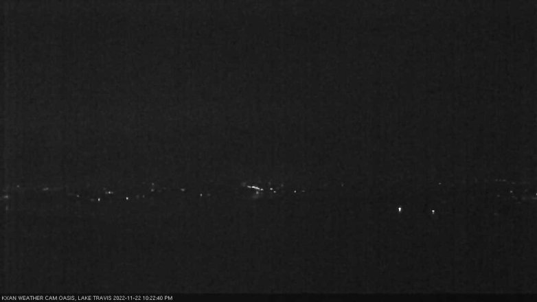 Lake Travis webcam, November 22, 2022 10:25 PM CT