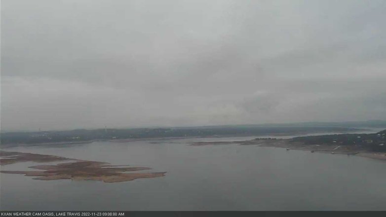 Lake Travis webcam, November 23, 2022 9:00 AM CT