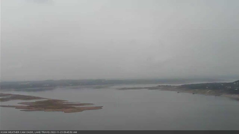 Lake Travis webcam, November 23, 2022 9:45 AM CT