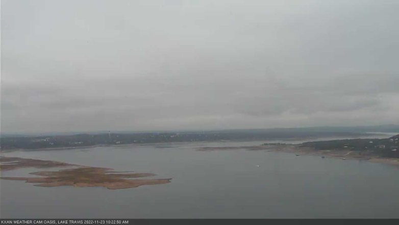 Lake Travis webcam, November 23, 2022 10:25 AM CT