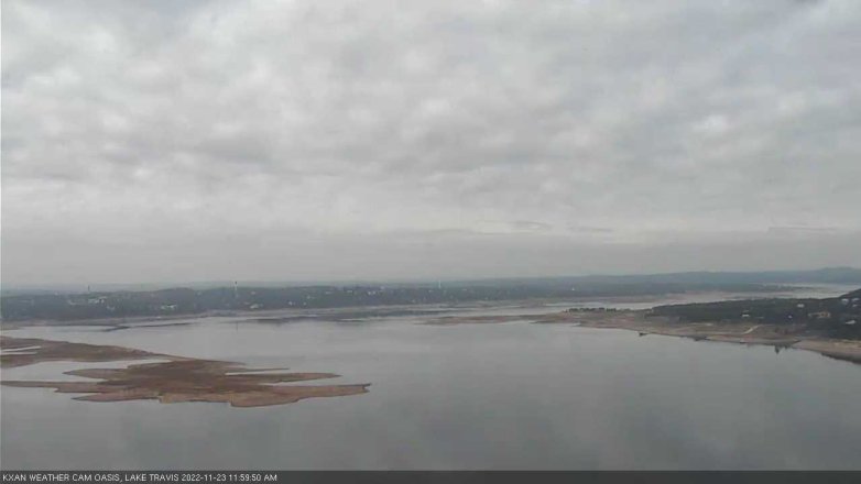 Lake Travis webcam, November 23, 2022 12:00 PM CT
