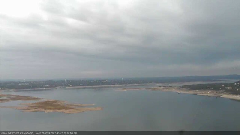 Lake Travis webcam, November 23, 2022 1:25 PM CT