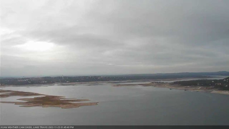 Lake Travis webcam, November 23, 2022 1:45 PM CT