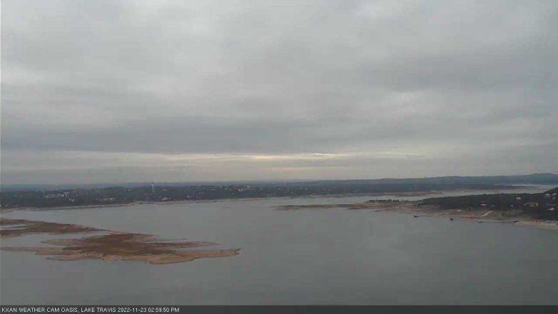 Lake Travis webcam, November 23, 2022 3:00 PM CT