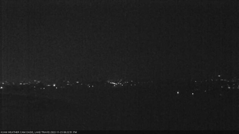 Lake Travis webcam, November 23, 2022 6:25 PM CT