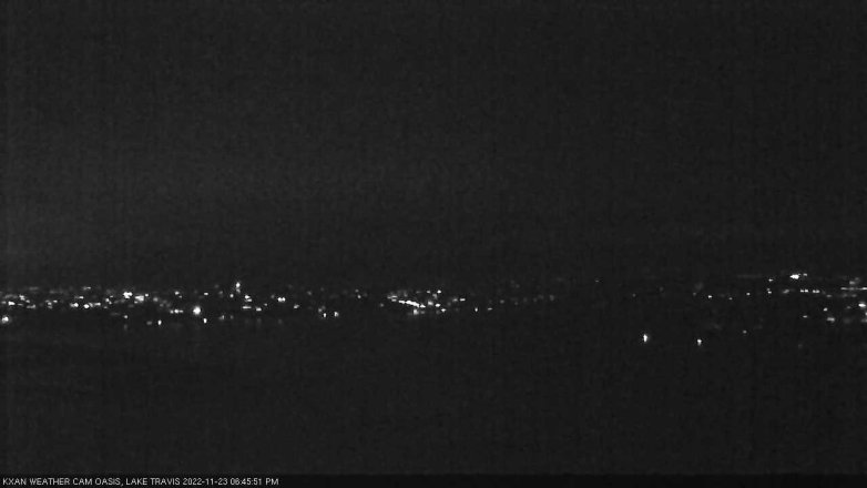 Lake Travis webcam, November 23, 2022 6:45 PM CT