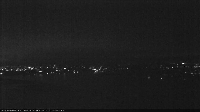 Lake Travis webcam, November 23, 2022 7:25 PM CT